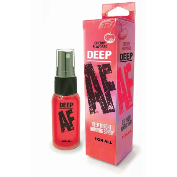 Deep AF Deep Throat Numbing Spray Cherry - Totally Adult