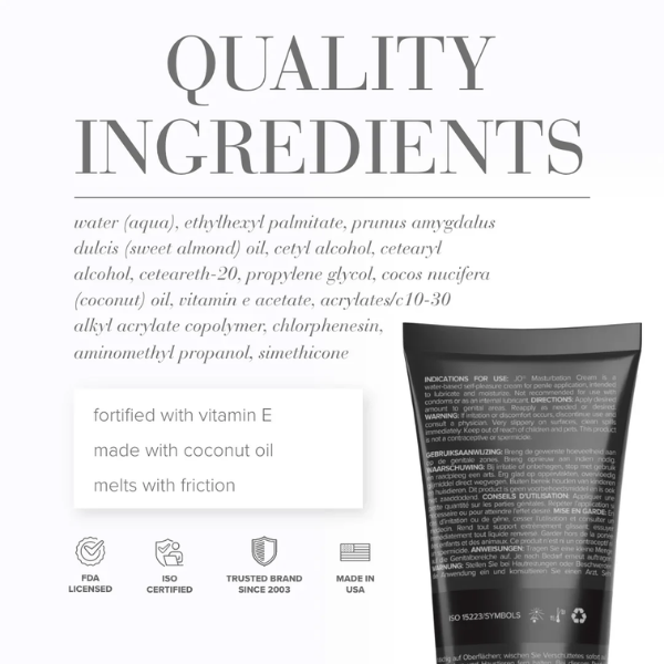 Jo Masturbation Cream - Totally Adult