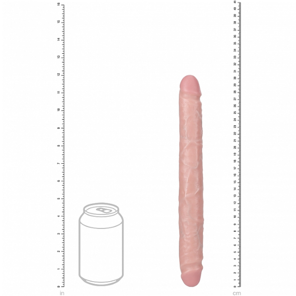 RealRock Double Ended Dong 12 Inch Tan