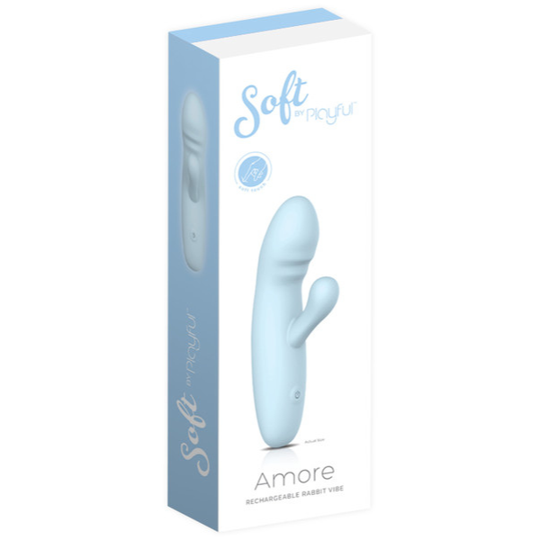 Soft by Playful Amore Rabbit Vibrator - Totally Adult
