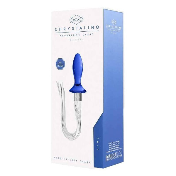 Chrystalino Tail Glass Butt Plug - Totally Adult