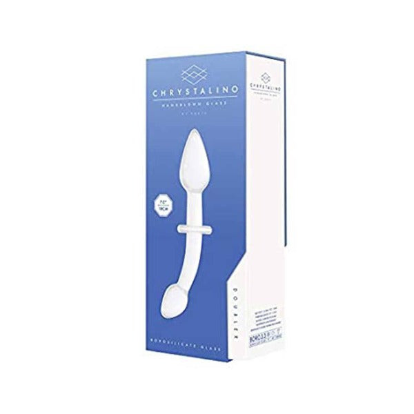 Chrystalino Doubler Glass Dildo - Totally Adult