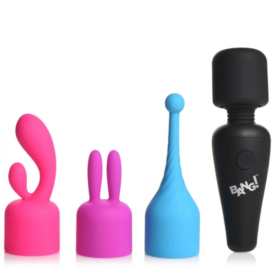 BANG! 10X Mini Wand with Attatchments - Totally Adult