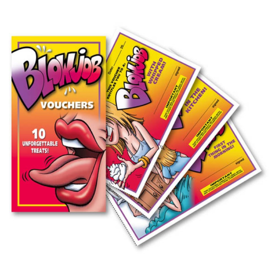 Blowjob Vouchers - Totally Adult