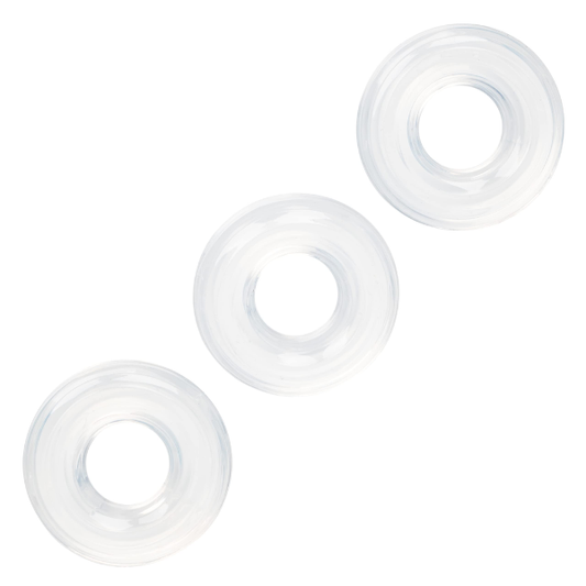 Cal Exotics Set of 3 Silicone Stacker Rings