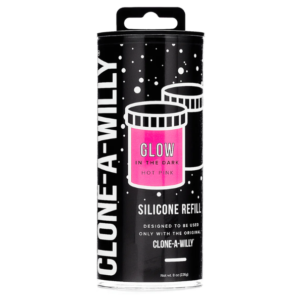Clone-A-Willy Glow In The Dark Silicone Refill - Totally Adult
