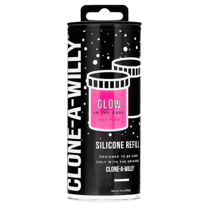 Clone-A-Willy Glow In The Dark Silicone Refill - Totally Adult