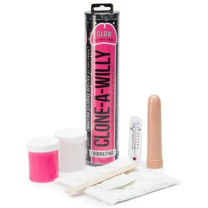 Clone-A-Willy Glow In The Dark Vibrating Dildo Kit - Totally Adult