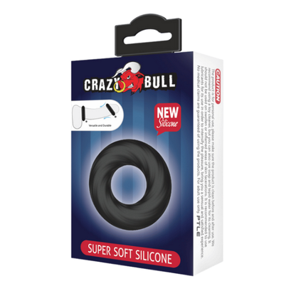Crazy Bull Super Soft Silicone Cock Ring - Totally Adult