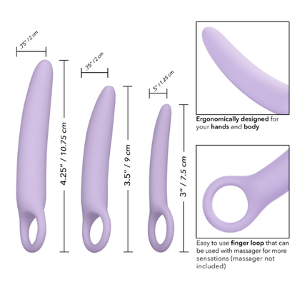 Dr Laura Berman Alena Set of 3 Silicone Dilators - Totally Adult
