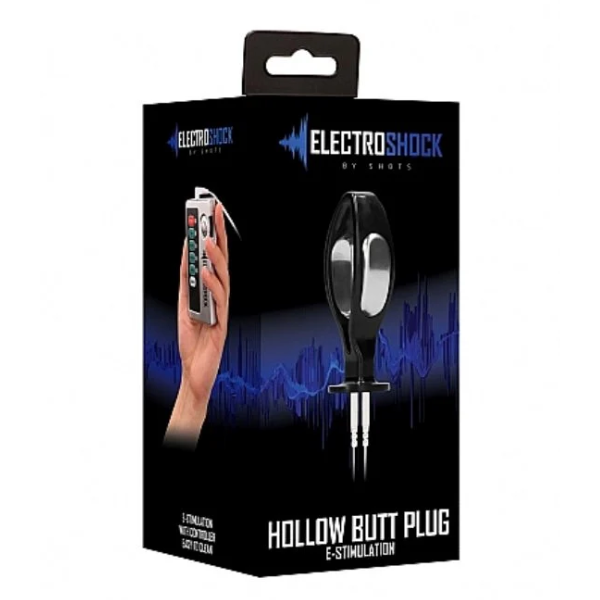 Electroshock Electro Hollow Butt Plug - Totally Adult