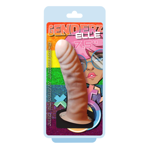 Genderz Elle Strap-On 7.5 Inch - Totally Adult