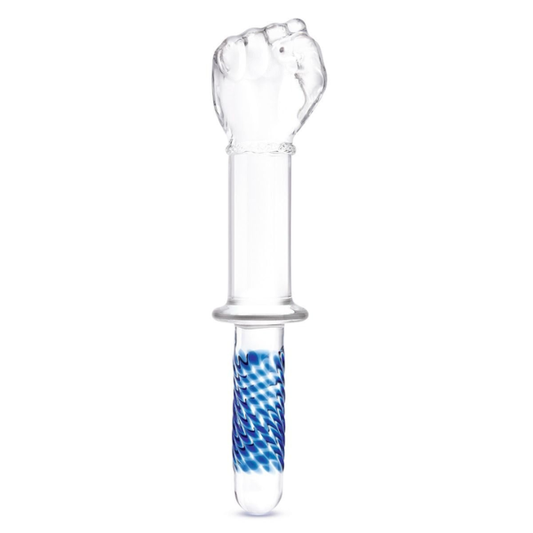 Glas 11 inch Glass Fist with Handle - Totally Adult