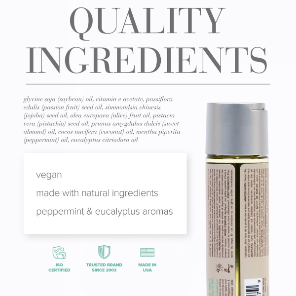 JO Naturals Massage Oils Peppermint & Eucalyptus - Totally Adult