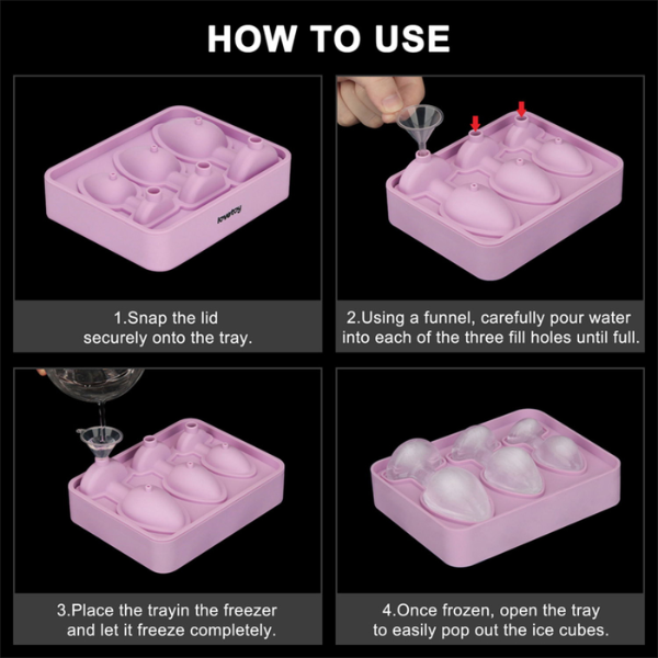 Jokes & Party Butt Plug Silicone Ice Tray