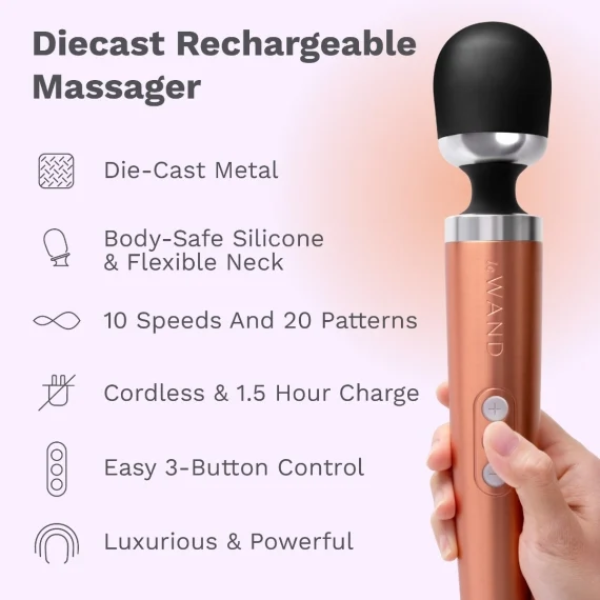 Le Wand Diecast Rechargeable Massager - Totally Adult
