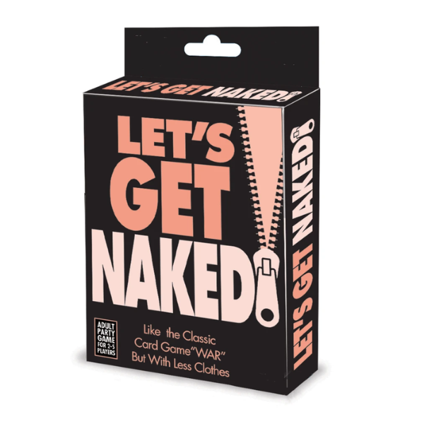 Lets Get Naked Party Card Game - Totally Adult