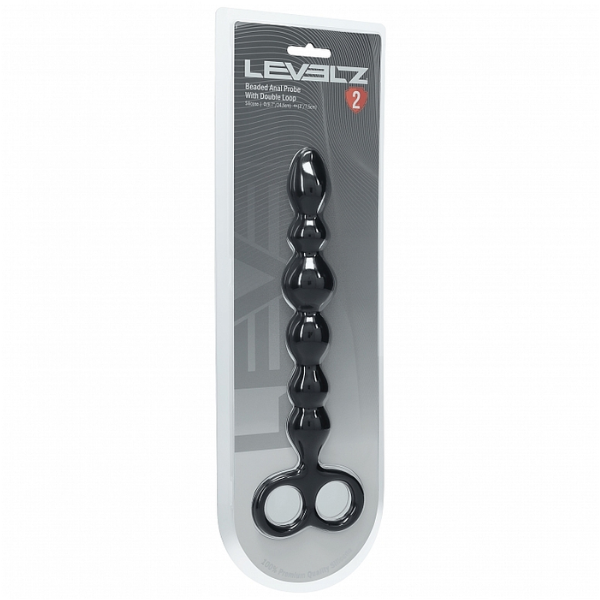 Levelz Beaded Anal Probe with Double Loop