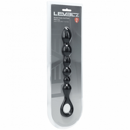 Levelz Beaded Snake Anal Probe with Loop