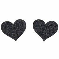 Love In Leather Glitter Star Nipple Pasties - Totally Adult