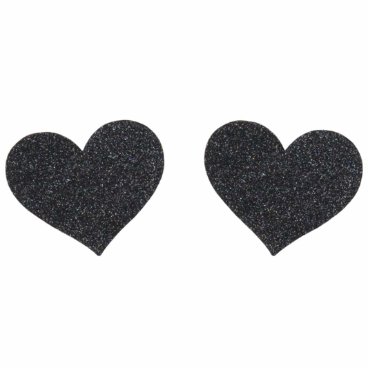 Love In Leather Glitter Star Nipple Pasties - Totally Adult