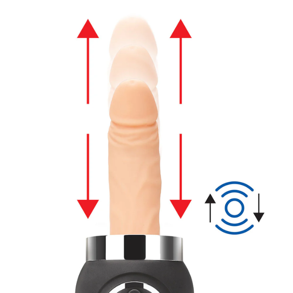 LuxFetish Rechargeable Thrusting Compact Sex Machine - Totally Adult