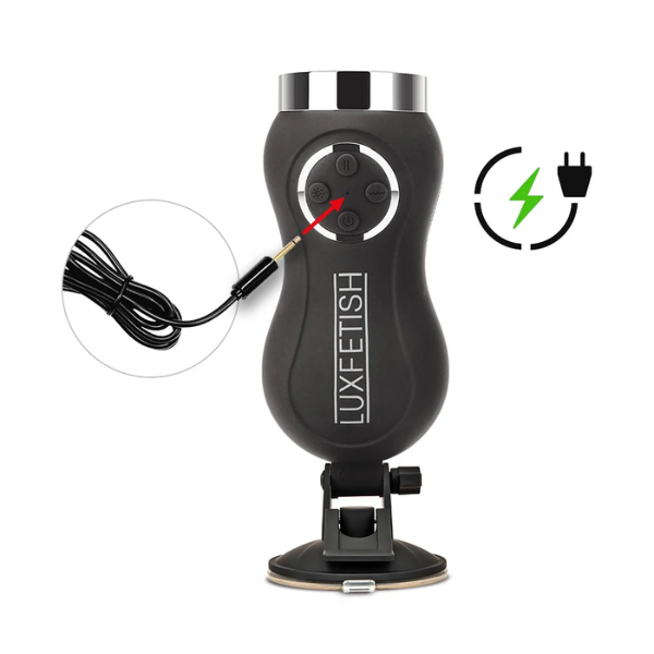 LuxFetish Rechargeable Thrusting Compact Sex Machine - Totally Adult