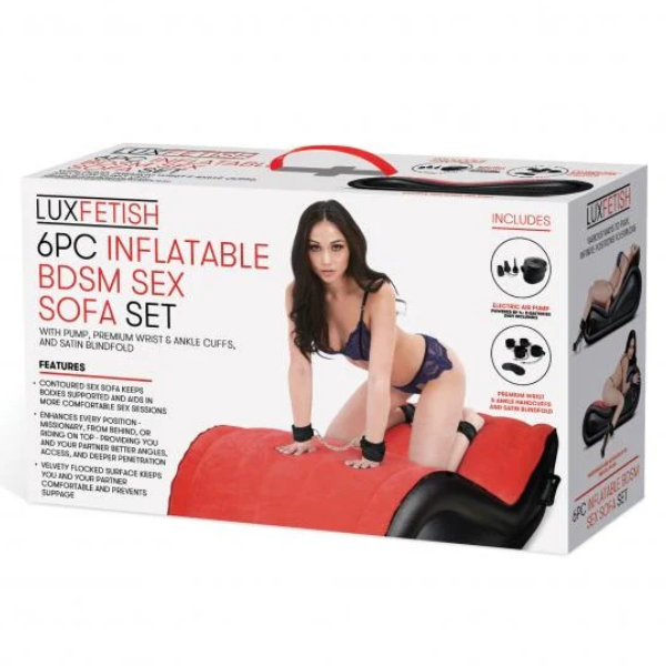 Lux Fetish 6pc Inflatable BDSM Sex Sofa Set