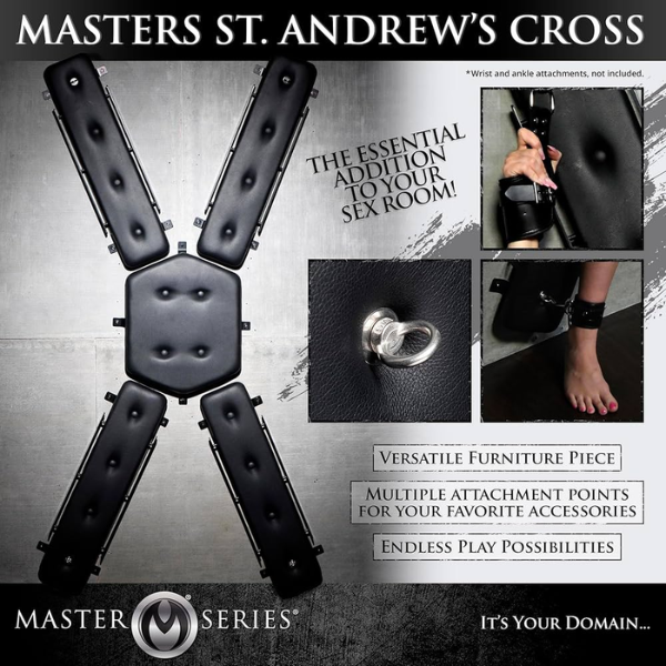 Master Series Master St Andrews Cross - Totally Adult