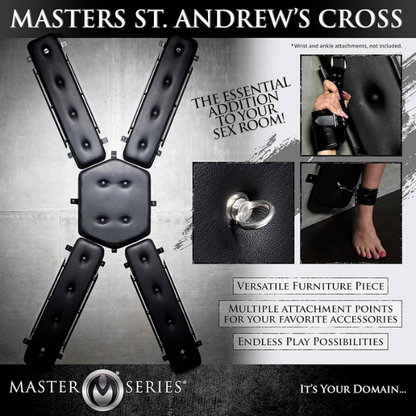 Master Series Master St Andrews Cross - Totally Adult