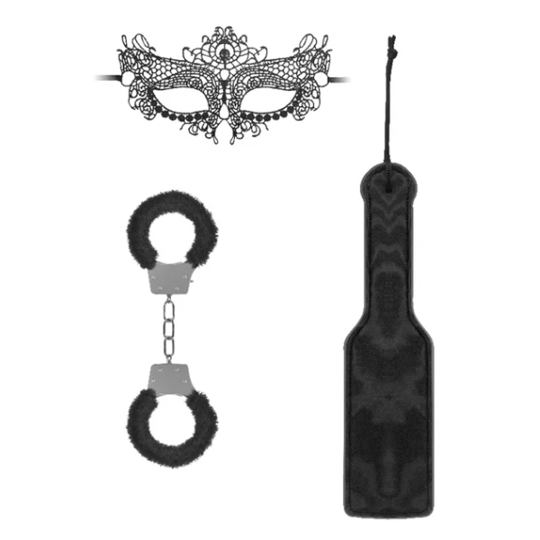 Ouch! Black & White Introductory Bondage Kit #3 - Totally Adult
