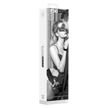 Ouch! Black & White Introductory Bondage Kit #3 - Totally Adult