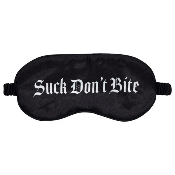 Ouch! Satin Blindfold Suck Don't Bite - Totally Adult