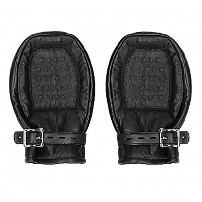Pain Bondage Mittens Padded Metal Teeth - Totally Adult