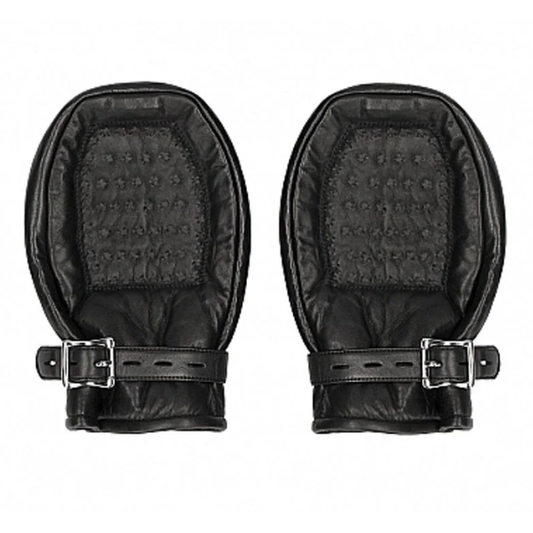 Pain Bondage Mittens Padded Metal Teeth - Totally Adult