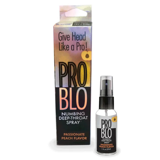 Pro Blo Numbing Deep Throat Spray Peach - Totally Adult