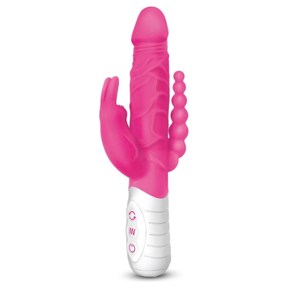 Rabbit Essentials Slim Double Penetration Rabbit - Totally Adult