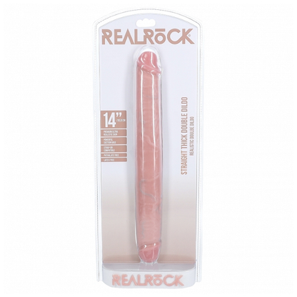 RealRock Double Ended Thick Dong 14 Inch - Totally Adult