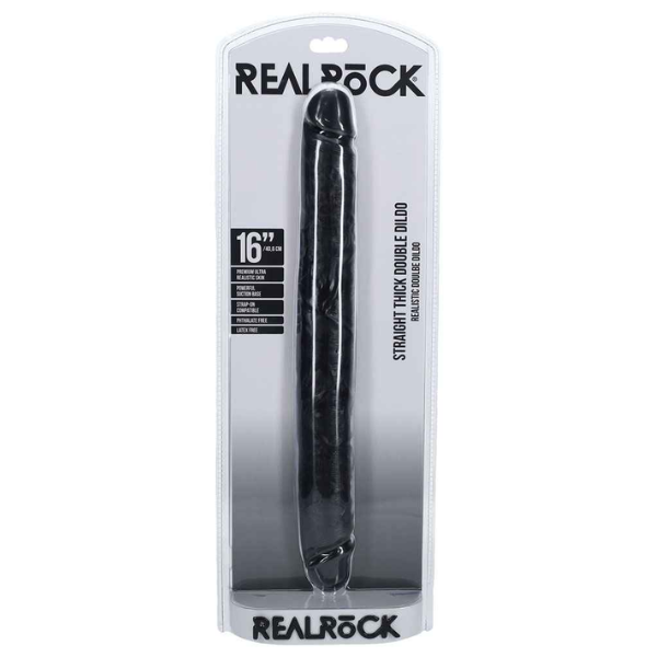 RealRock Double Ended Thick Dong 16 Inch - Totally Adult