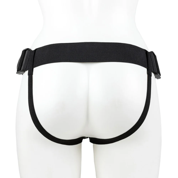 RealRock Hollow Strap-On With Balls 9 Inch - Totally Adult