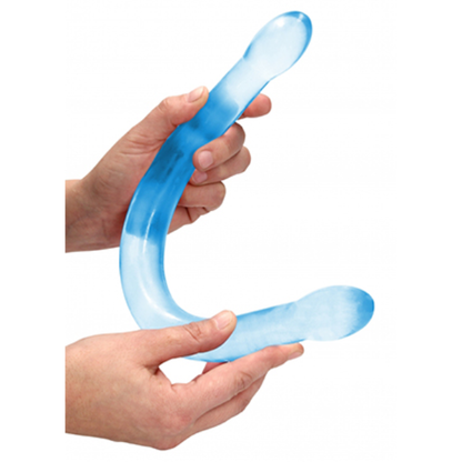 RealRock Jelly Non Realistic Double Dildo 17 Inch - Totally Adult