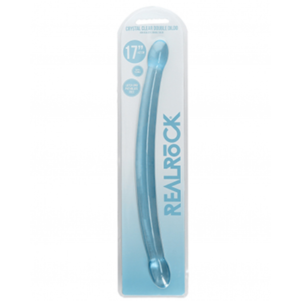 RealRock Jelly Non Realistic Double Dildo 17 Inch - Totally Adult
