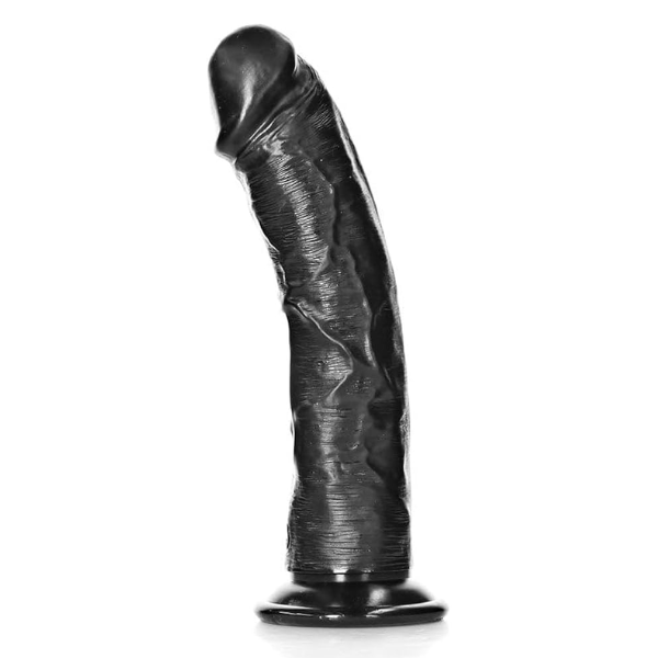 RealRock Realistic Curved Dildo No Balls 7 Inch - Totally Adult