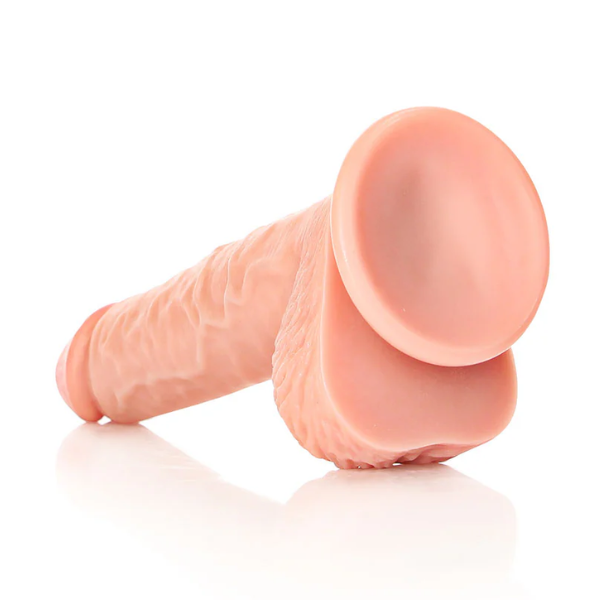 RealRock Realistic Straight Dildo with Balls 8 Inch