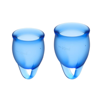 Satisfyer Feel Confident Menstrual Cups - Totally Adult
