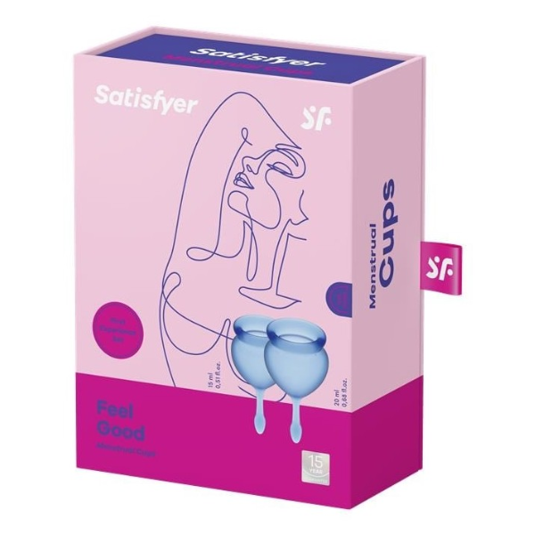 Satisfyer Feel Good Menstrual Cups - Totally Adult