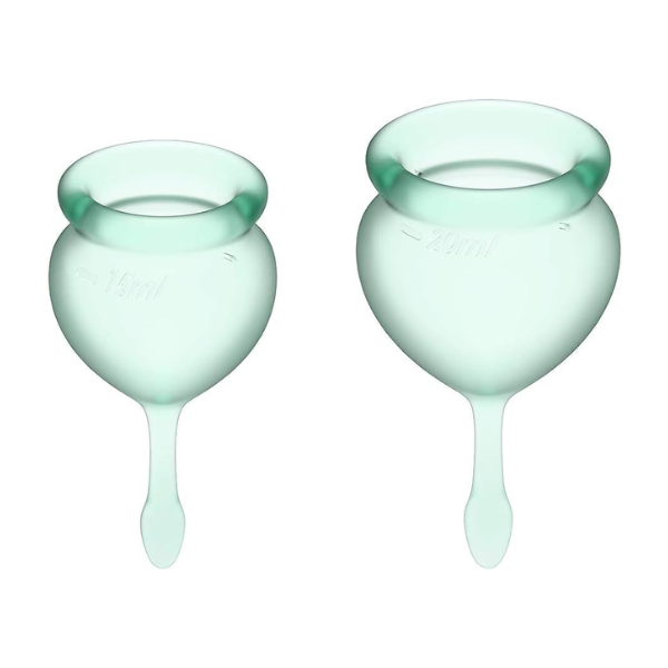 Satisfyer Feel Good Menstrual Cups - Totally Adult