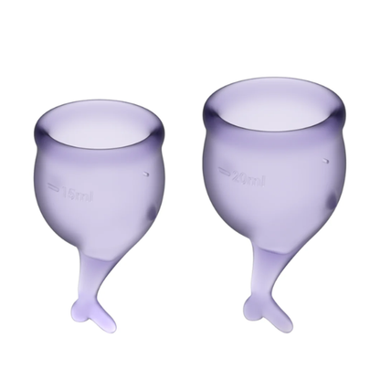 Satisfyer Feel Secure Menstrual Cups - Totally Adult