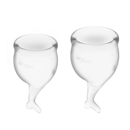 Satisfyer Feel Secure Menstrual Cups - Totally Adult