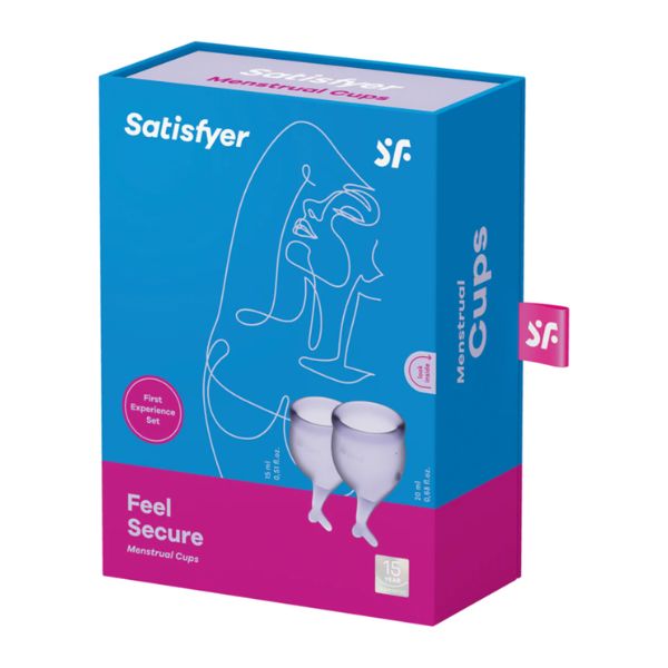 Satisfyer Feel Secure Menstrual Cups - Totally Adult